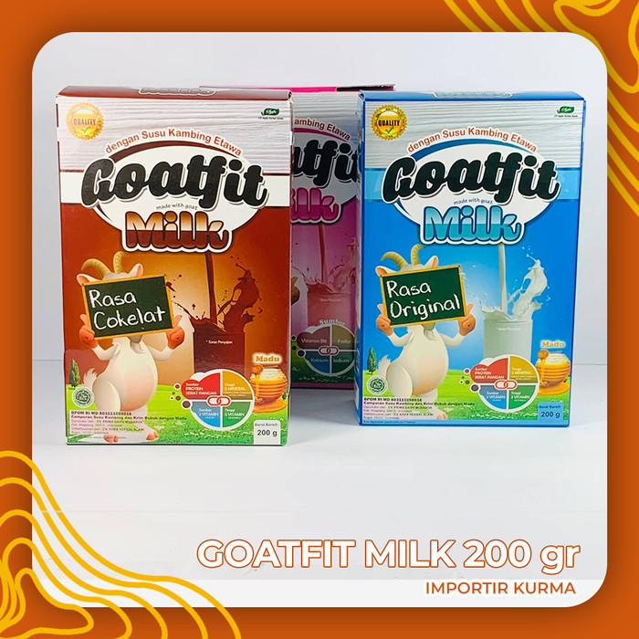 

,,,,,,,] Susu Kambing GoatFit / GoatFit Milk Susu Kambing + Royal Jelly 200gr