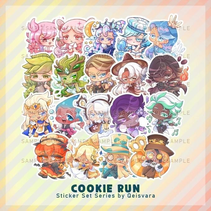 TERBARU New Koleksi Cookie Run Ovenbreak Kingdom Stiker Sticker Bundle Fan