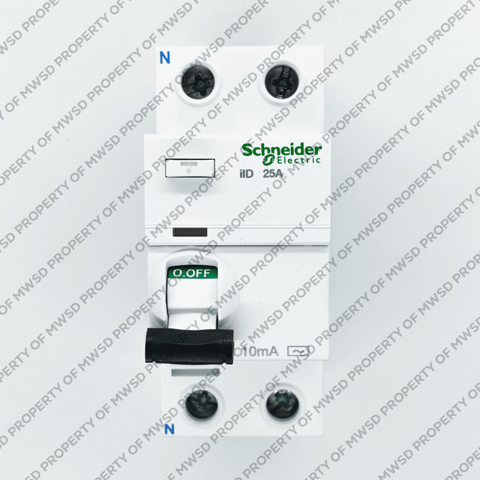 Schneider Rccb Elcb 2P 25A 10Ma A9R10225