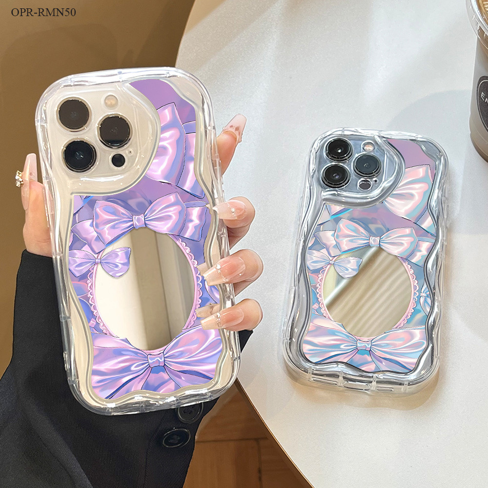 Realme Narzo 50 50A 20 30A N53 Note 50 50i Prime Pro 5G Untuk Hp Mirror Cassing Phone Case Cermin Ke
