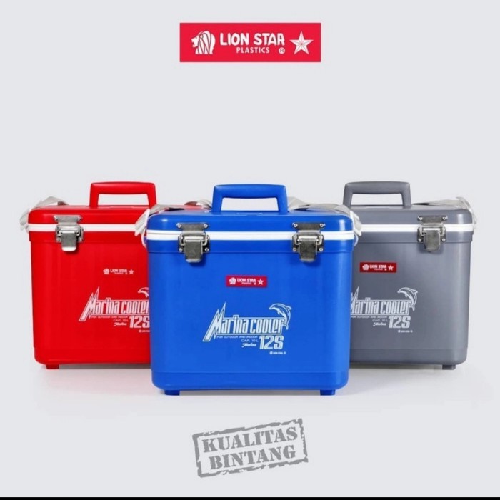 Marina Cooler Box Ice 12S Cool Box Es Batu Lion Star Kotak Pendingin