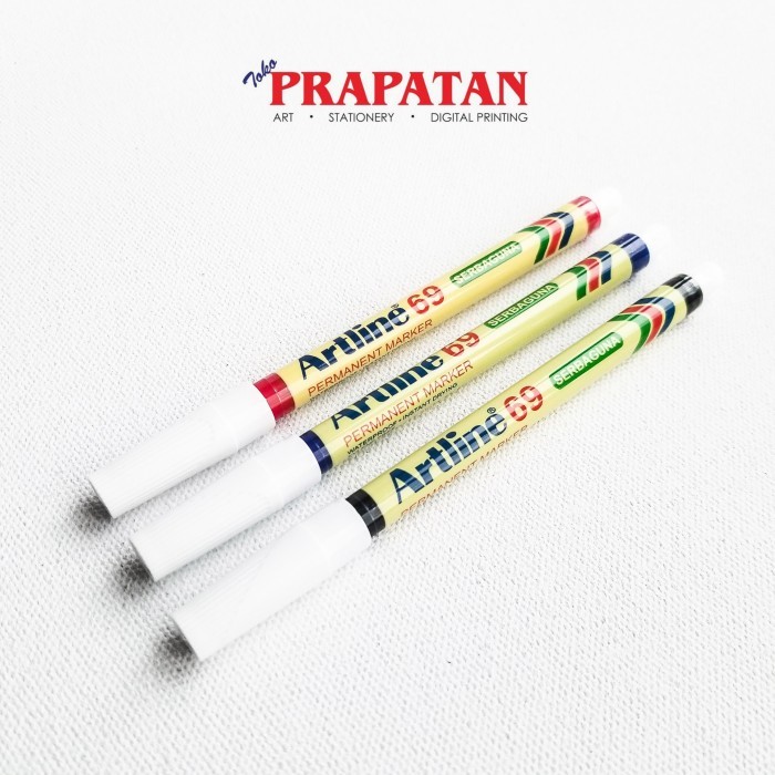 

TERUJI SPIDOL PERMANEN KECIL ARTLINE EK-69 / WATERPROOF PERMANENT MARKER KODE 1048