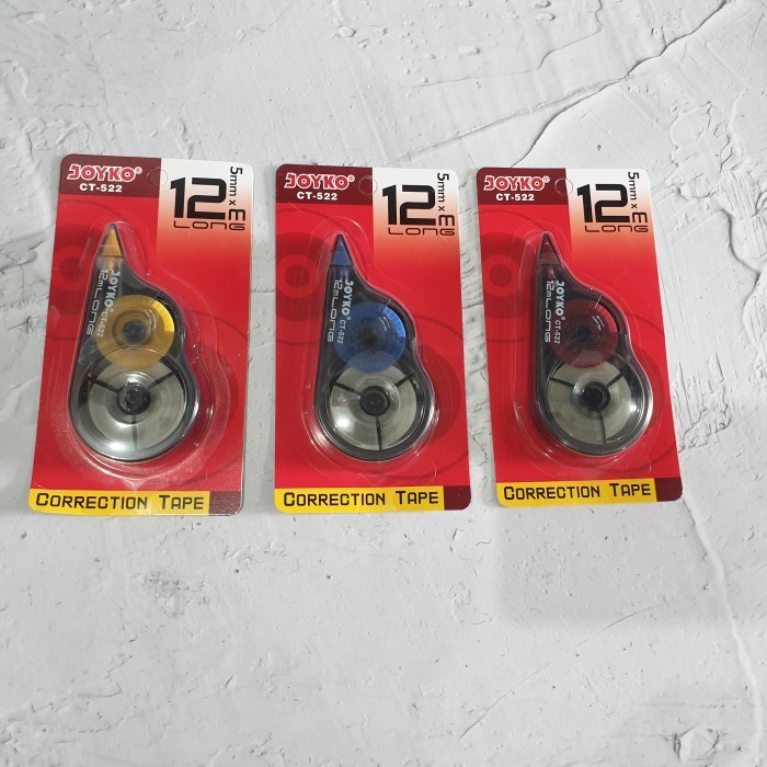 

TERJAMIN TIPEX ROLL JOYKO CT-522 (12M) KODE 1147