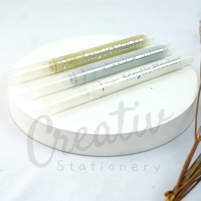 

FREE ONGKIR SHANDS FINE ARTIST ACRYLIC ART MARKER GOLD SILVER WHITE TIP SIZE SPIDOL EMAS PERAK PUTIH