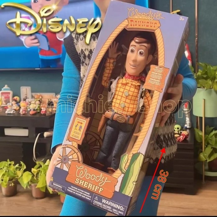 Figure Boneka Toy Story Woody Original Disney Pixar