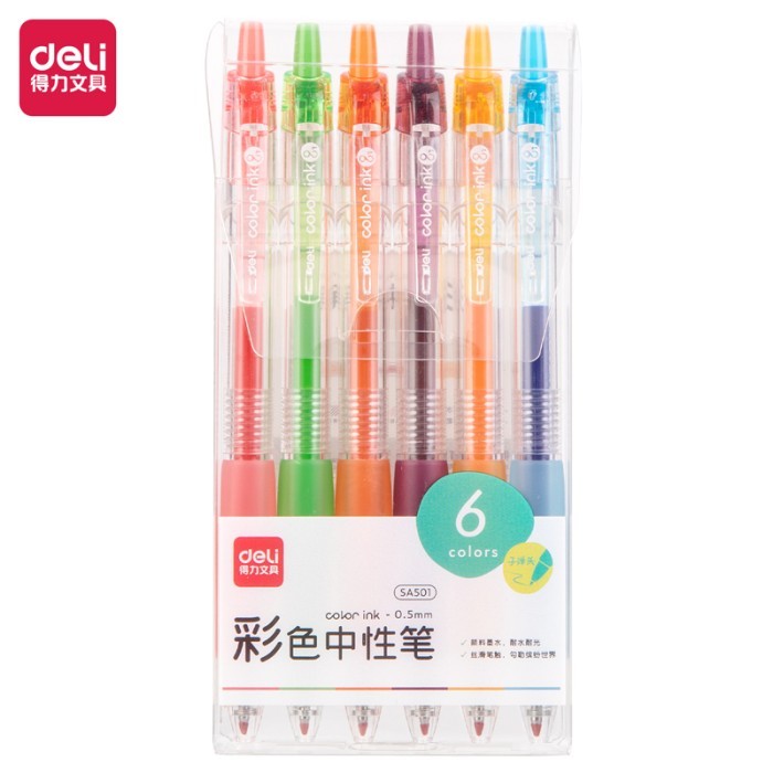 

PROMO SPECIAL DELI PULPEN GEL / GEL PEN 12 WARNA SA50X KODE 1395
