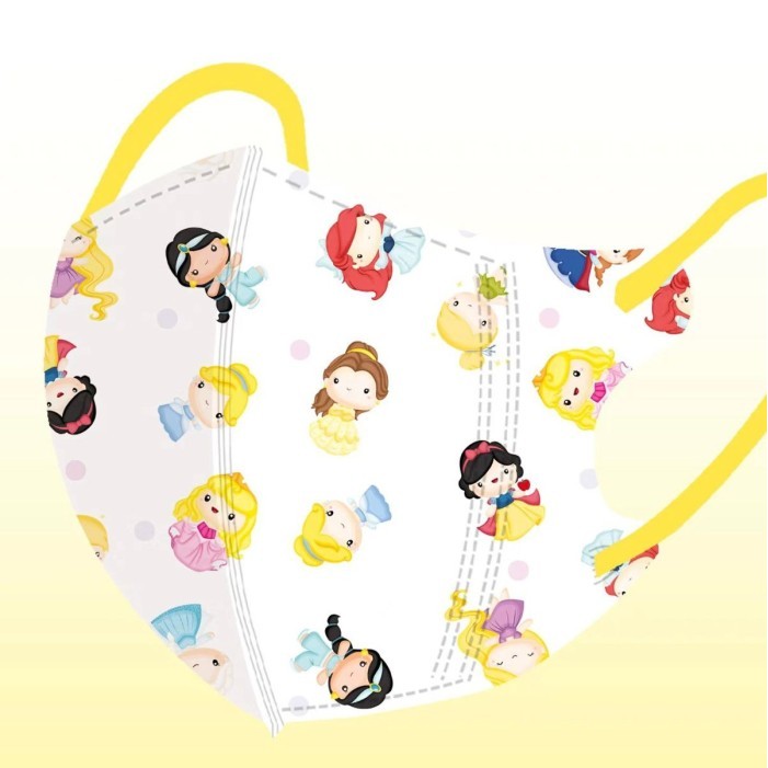 GRATIS ONGKIR MASKER ANAK KF94 PRINCESS SNOW WHITE FROZEN ELSA CINDERELLA KIDS MASK KODE 391