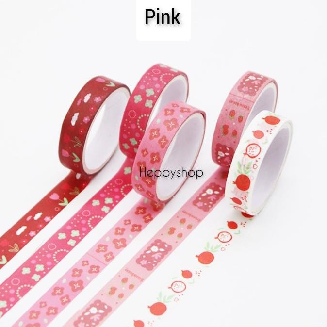 

langsung order saja] Washi Tape Masking Tape Solatip Diary Scrapbook Journal Sticker
