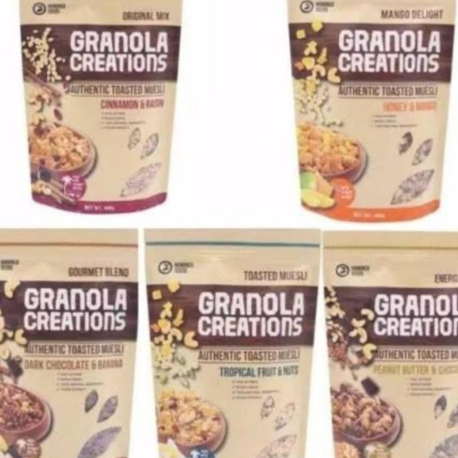 

Granola Creation Hundred Eed 400G Tropical Fruit Nut Cinnamon Raiin Peanut Butter Chocolate Dar Chocolate Banana