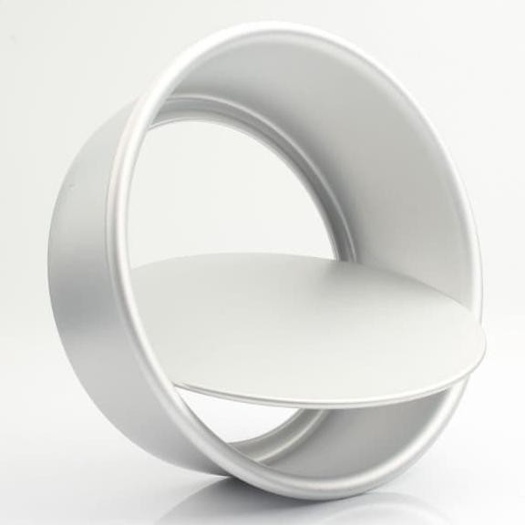 

Bakese Loose Base Round Cake Pan / Loyang Kue Bongkar Pasang Anodised MS