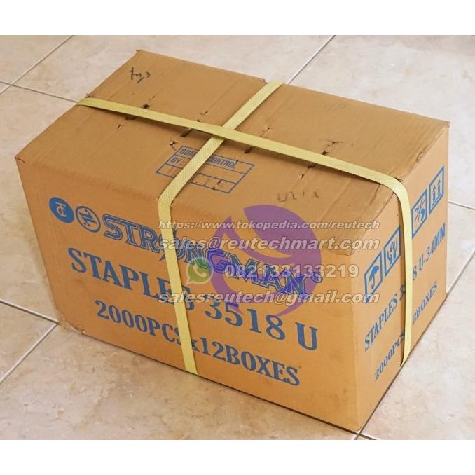 

Promo Strongman 3518U ( 1 karton = 12 pack ) Isi Staples 3518 Strongman COD