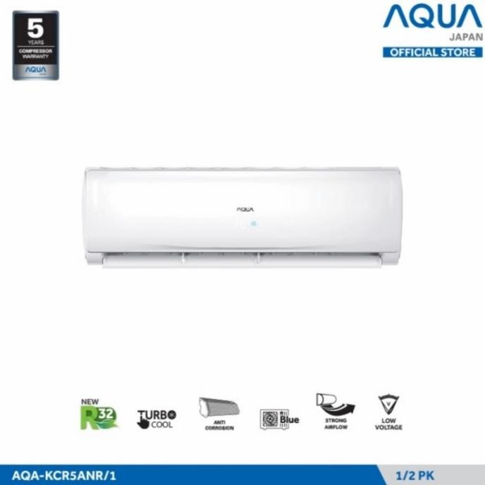;&;&;&;&] AC SPLIT AQUA 1/2 PK AQA-KCR5ANR / KCR-5ANR1 GARANSI RESMI AQUA