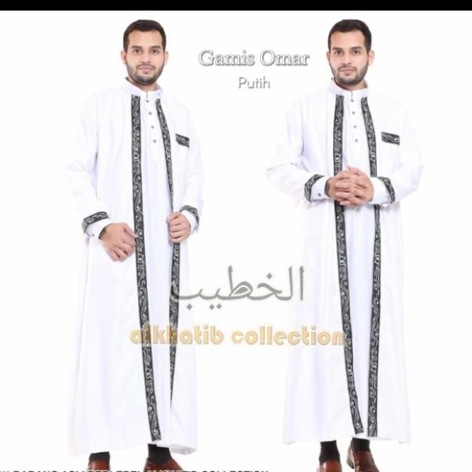 jubah luaran luar habaib pria muslim motif bordir Best Seller