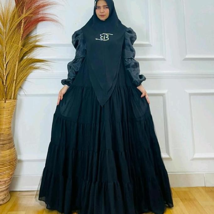 Gamis Moana Syari Full Ceruty Belifi Original