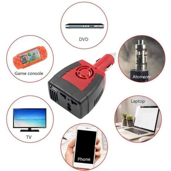 Terbaik Colokan Listrik Di Mobil Pure Sine Wave Car Power Inverter Lighter