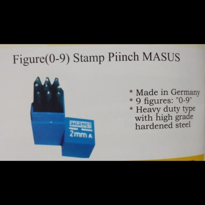 

Promo ANGKA KETOK 12MM (0-9) FIGURE STAMP PUNCH MASUS GERMANY COD