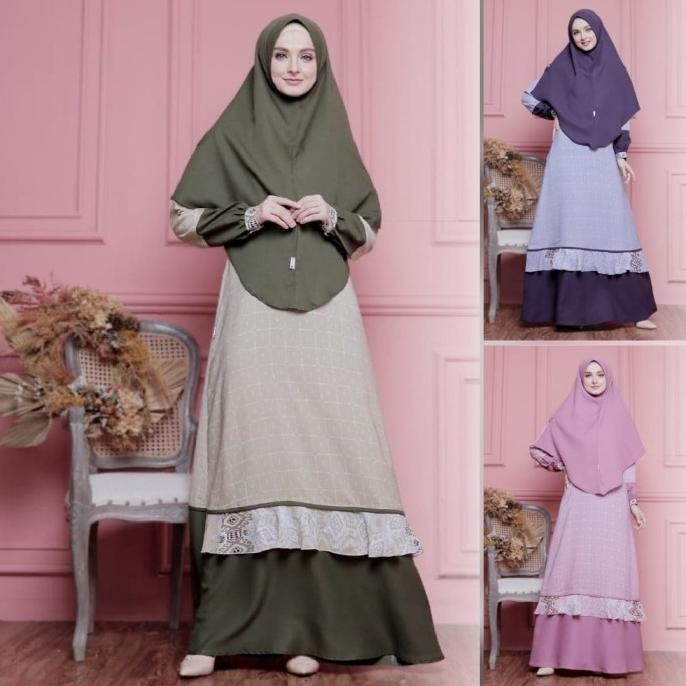 Gamis Rauna Terbaru / Rk - 316 / 317 / 318 / Fashion Muslim Original