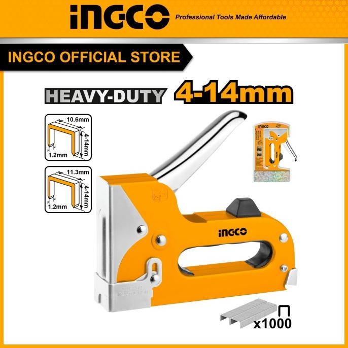 

Promo Paku Staples Hekter Gun Tacker Tembak Manual Industrial INGCO HSG1404 COD
