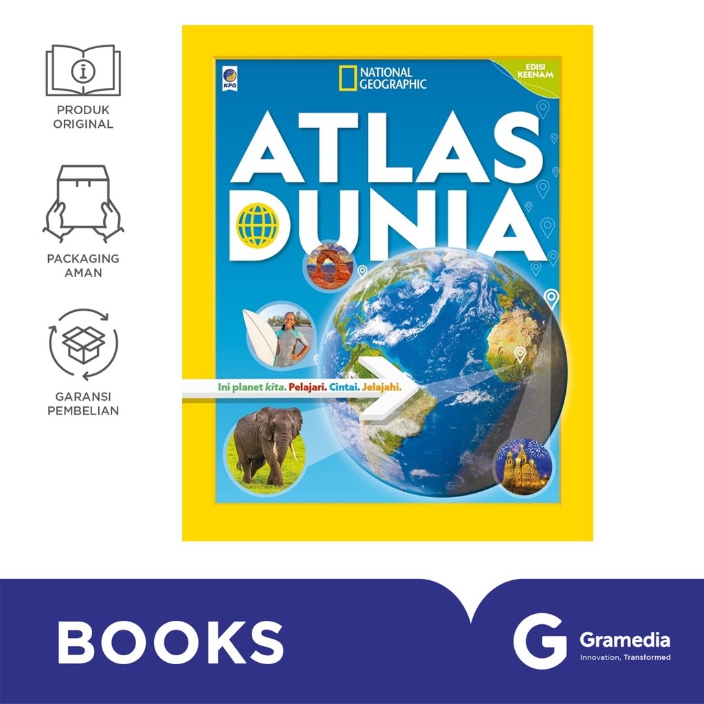 Buku National Geographic Atlas Dunia
