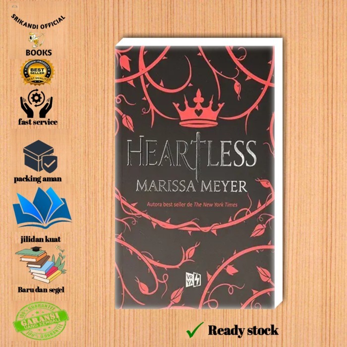 

Most Gifted_versi Eng/Indo_*Buku import heartless by Marissa meyer (English)