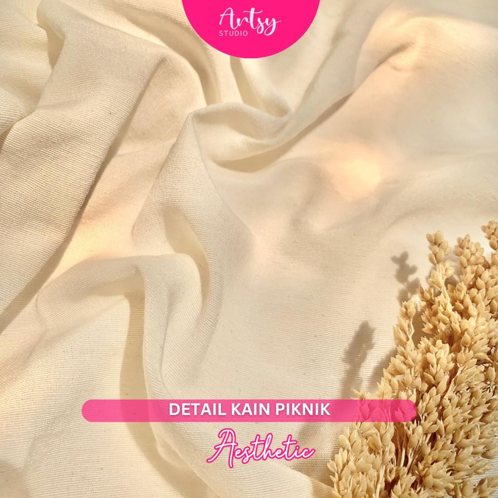 COD ARTSY STUDIO Tikar Piknik Kain Kanvas Alas Piknik Background Foto Vintage fgk-24