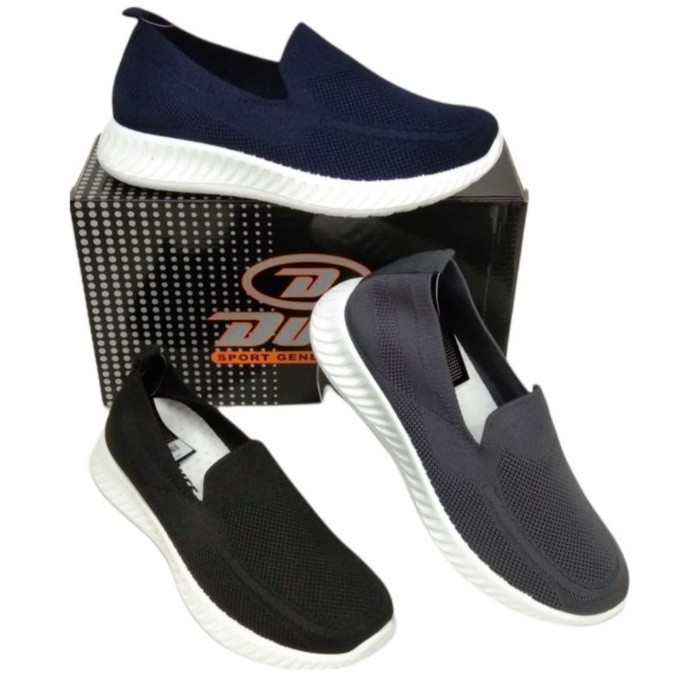 TERLARIS SEPATU SPORT FASHION SLIP ON PRIA DUFF ABNERO 39-44 ORIGINAL MURAH MURAH