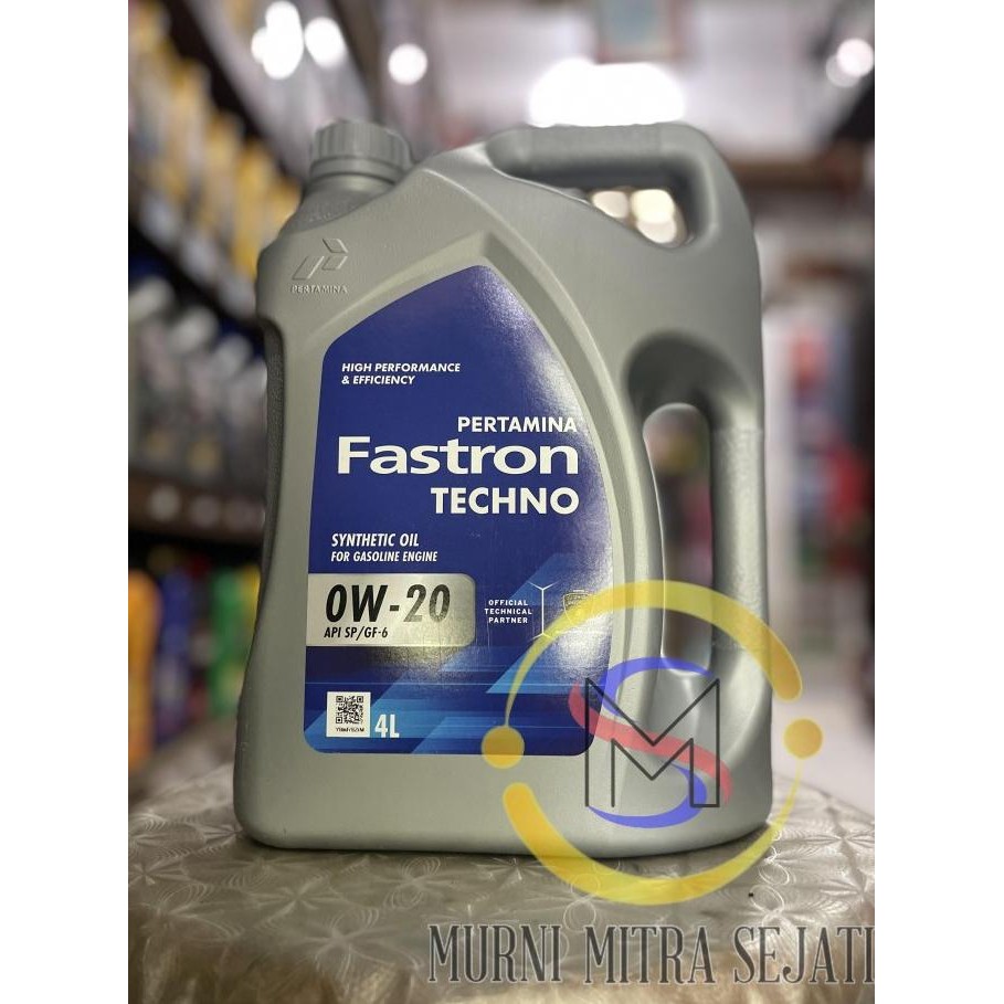 Pertamina Fastron Techno SAE 0W-20 Oil Oli 0 W 0W20 Galon 4 L