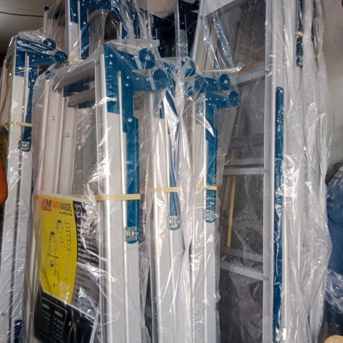 Tangga Aluminium 2 m double kuat