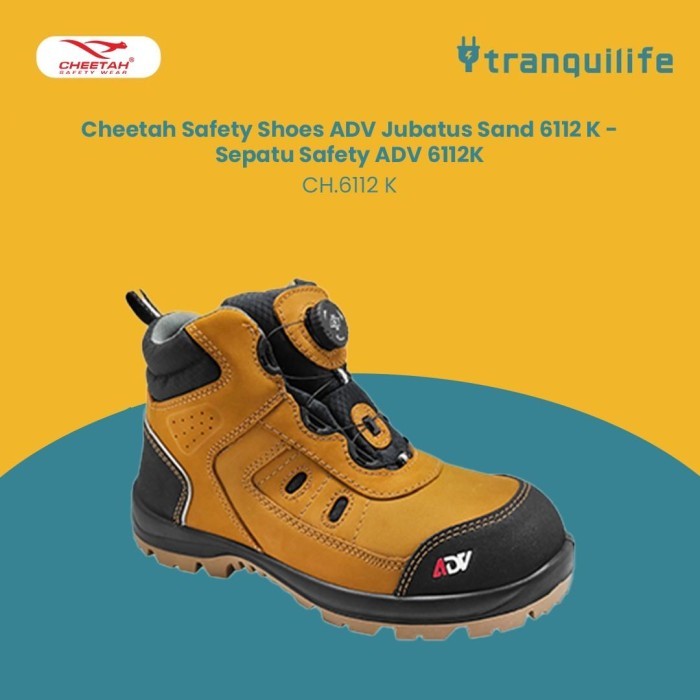 Cheetah Safety Shoes ADV Jubatus Sand 6112 K - Sepatu Safety ADV 6112K
