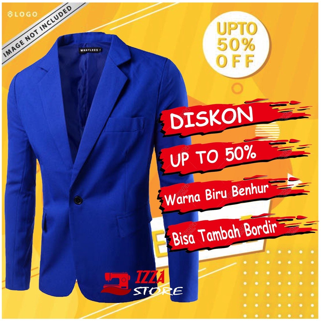 BEST SALE JAS BIRU BENHUR ALMAMATER SEKOLAH PONDOK / JAS SEKOLAH full furing l blazer warna biru l