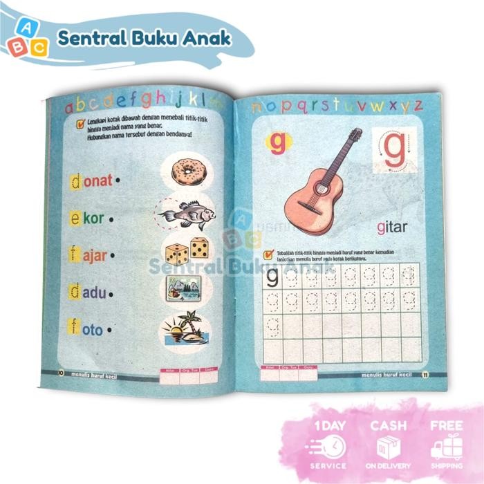 

TERBARU BUKU AKTIVITAS ANAK PINTAR MENULIS HURUF BESAR DAN KECIL - MENULIS ANGKA UNTUK PAUD TK