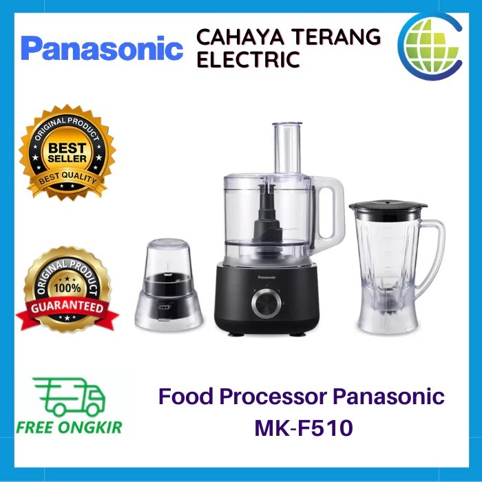 HOT SALE Panasonic Food Processor MK-F510 2.4 Liter Blender Chopper Penggiling Daging Bumbu Dapur