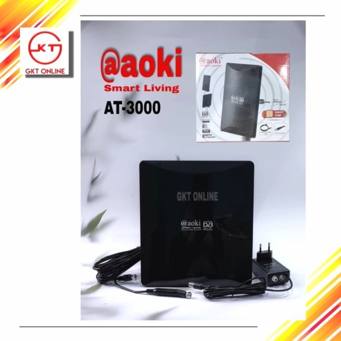 Antena TV Digital Aoki AT 3000 / Antena Indoor dan Outdoor