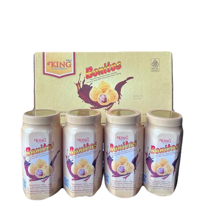

Ready Bonitos Soes Kering Isi 4 Toples Dengan Isian Cream Coklat
