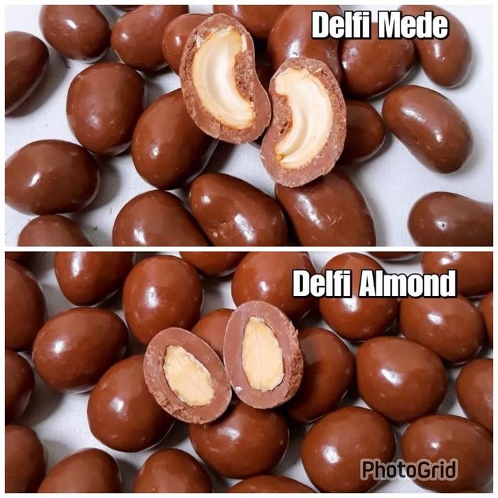 

Ready COKLAT DELFI KACANG MEDE DAN ALMOND KEMASAN 500gr. Chocolate Food Snack Cokelat Permen Cemilan