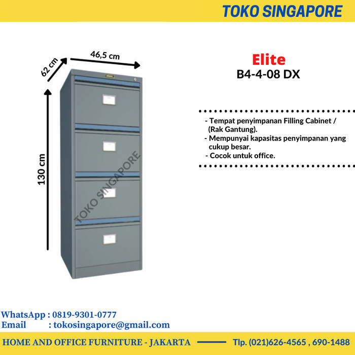 

Filling Cabinet Elite Type B4-4-08 Dx
