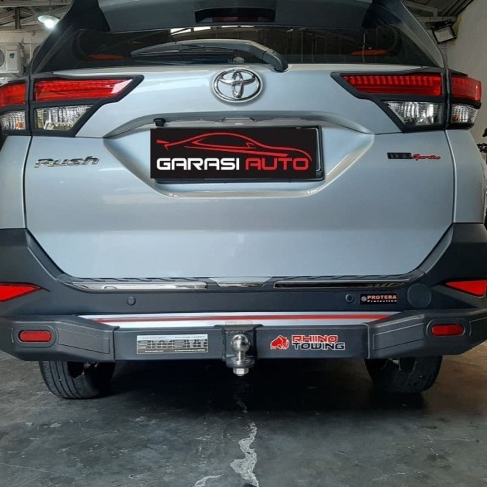TANDUK BELAKANG TOWING BAR RHINO / BUMPER GUARD ALL NEW RUSH TERIOS