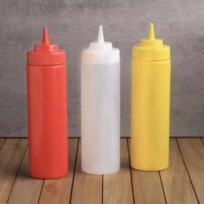 

JHN KETCHUP SEZE BOTTLE Widemouth NSF - Bl Kecap Saus Mayonaise 12 oz