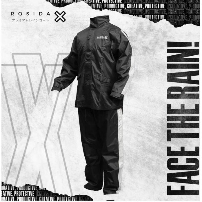 Jas Hujan Rosida Sporty R882 ORIGINAL