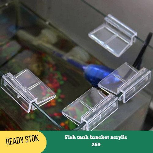 KOMPLIT akrilik holder bracket penyangga tutup aquarium akuarium