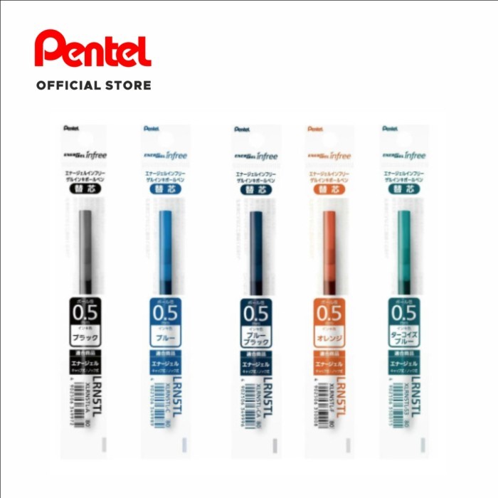 

BERKUALITAS PENTEL ENERGEL INFREE REFILL 0,5 XLRNTL KODE 403