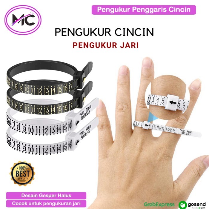 

HEMAT ALAT PENGUKUR JARI CINCIN PITA PENGGARIS COIL JARI US LEMBUT PENGUKUR UKURAN LUBANG CINCIN