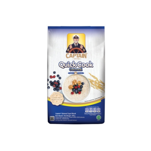 

Captain Oats Quick Cook Oatmeal 200Gr/Pc