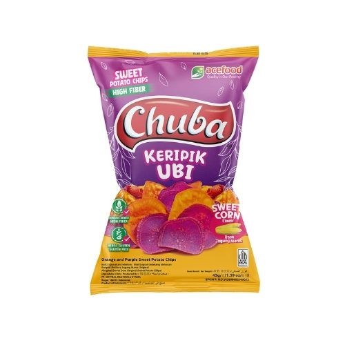 

Chuba Keripik Ubi Sweet Corn 45Gr