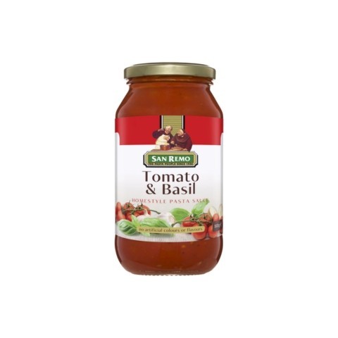 

San Remo Tmt Basil Pasta Sauce 500Gr/Jar