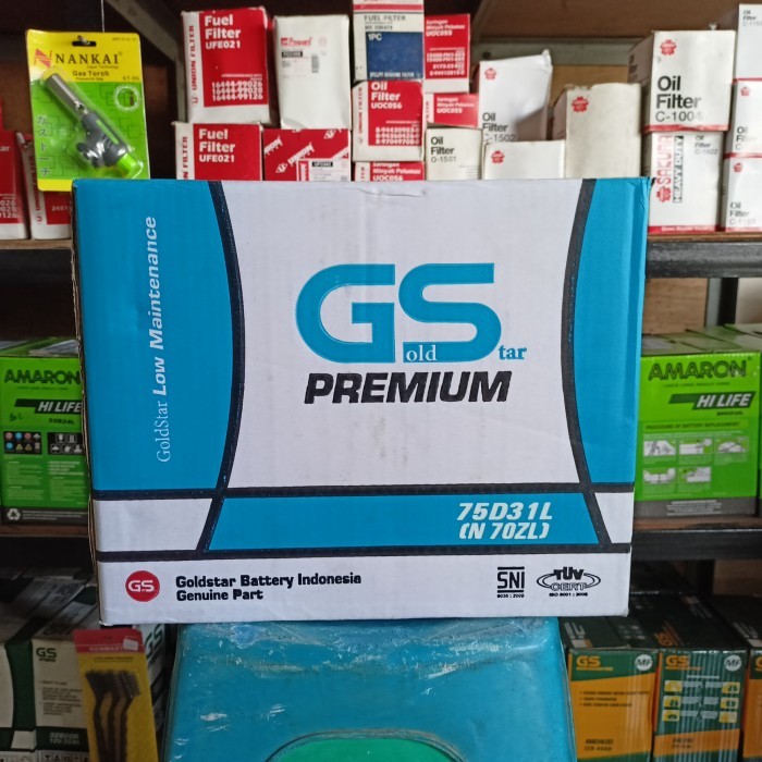 TERMURAH - Aki Innova Diesel/ Aki Genset/ GS Premium N70ZL Goldstar / Aki Pajero