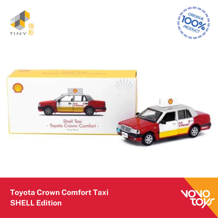 KHUSUS GOSEND Tiny Diecast Toyota Crown Comfort Taxi SHELL Taxi