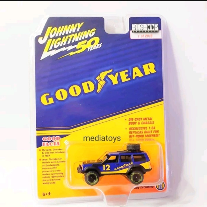 KHUSUS GOSEND diecast johny lightning jeep cherokee xj goodyear