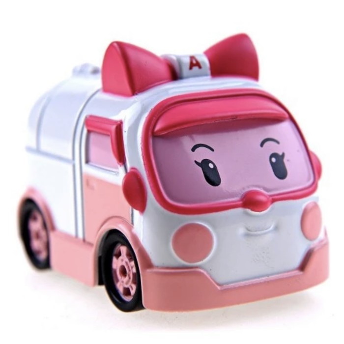 AMBER SILVERLIT ORI ROBOCAR POLI diecast ORI mainan anak