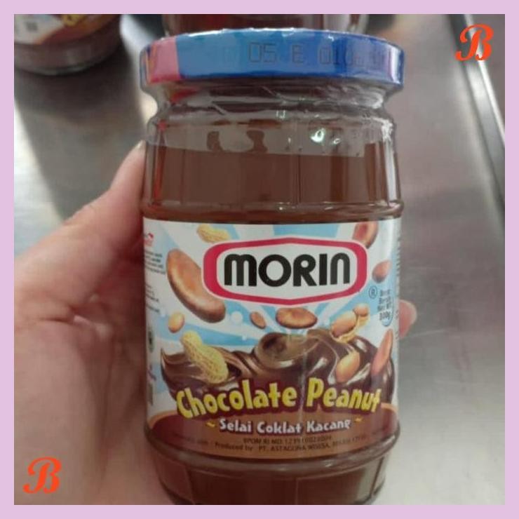 

| VRB | SELAI MORIN CHOCOLATE PEANUT 300 GRAM COKLAT KACANG JAM SPREAD ROTI